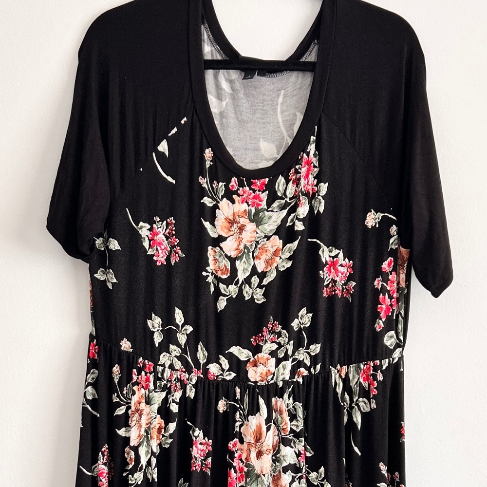 Torrid Mini Jersey Raglan Sleeve Skater Dress Size 2